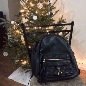 FINAL PRICE - Black with Gold Detail Backpack